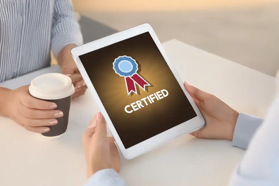 cover IDM recognized certificate