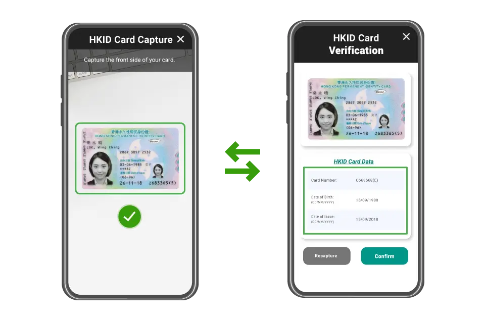cover eKYC data identification