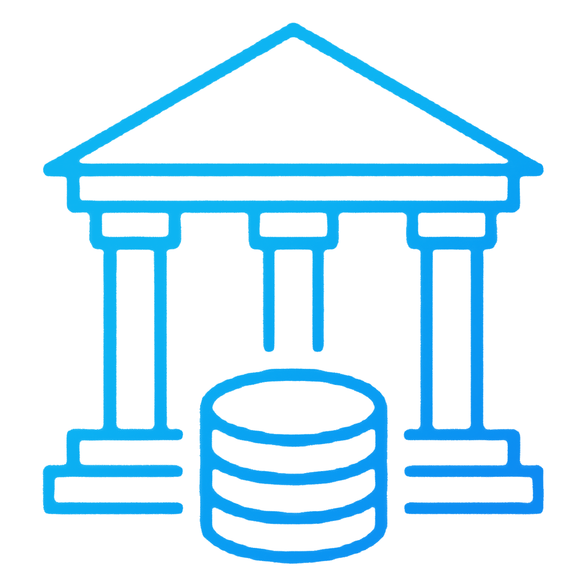 icon finance trade data gradient